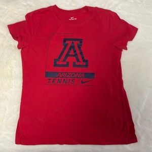 Arizona W Tennis Red Nike Tee